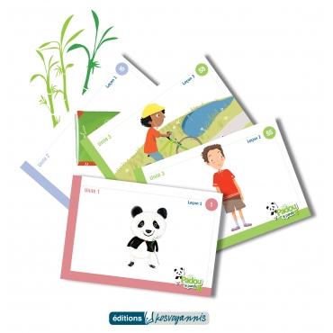 Padou le panda 1 cartes images en couleurs